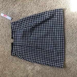 Black and white skirt
